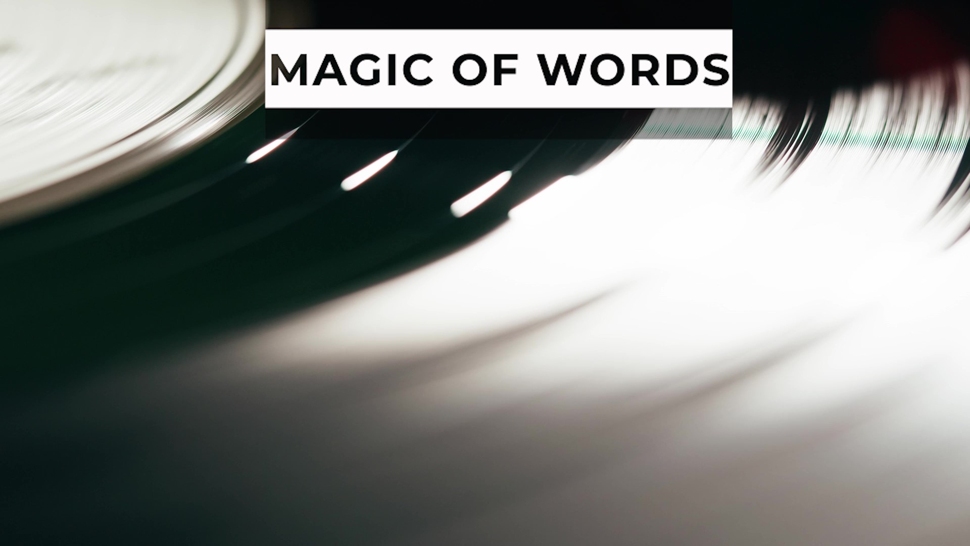 Magic of words